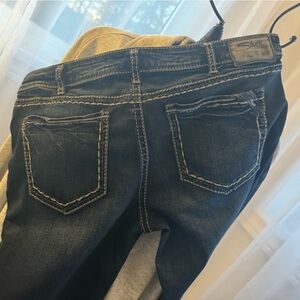 Silver Mid Straight Jeans #91
